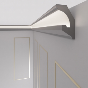 Pareto Decor Stuckleisten LED - 20 Meter Paket
